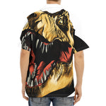 Tyrannosaurus Rex Head Print Aloha Shirt