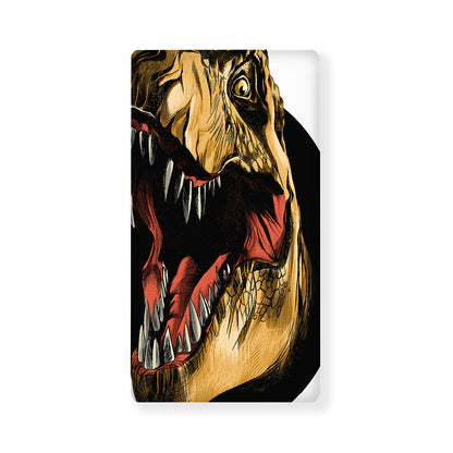 Tyrannosaurus Rex Head Print Baby Crib Sheet