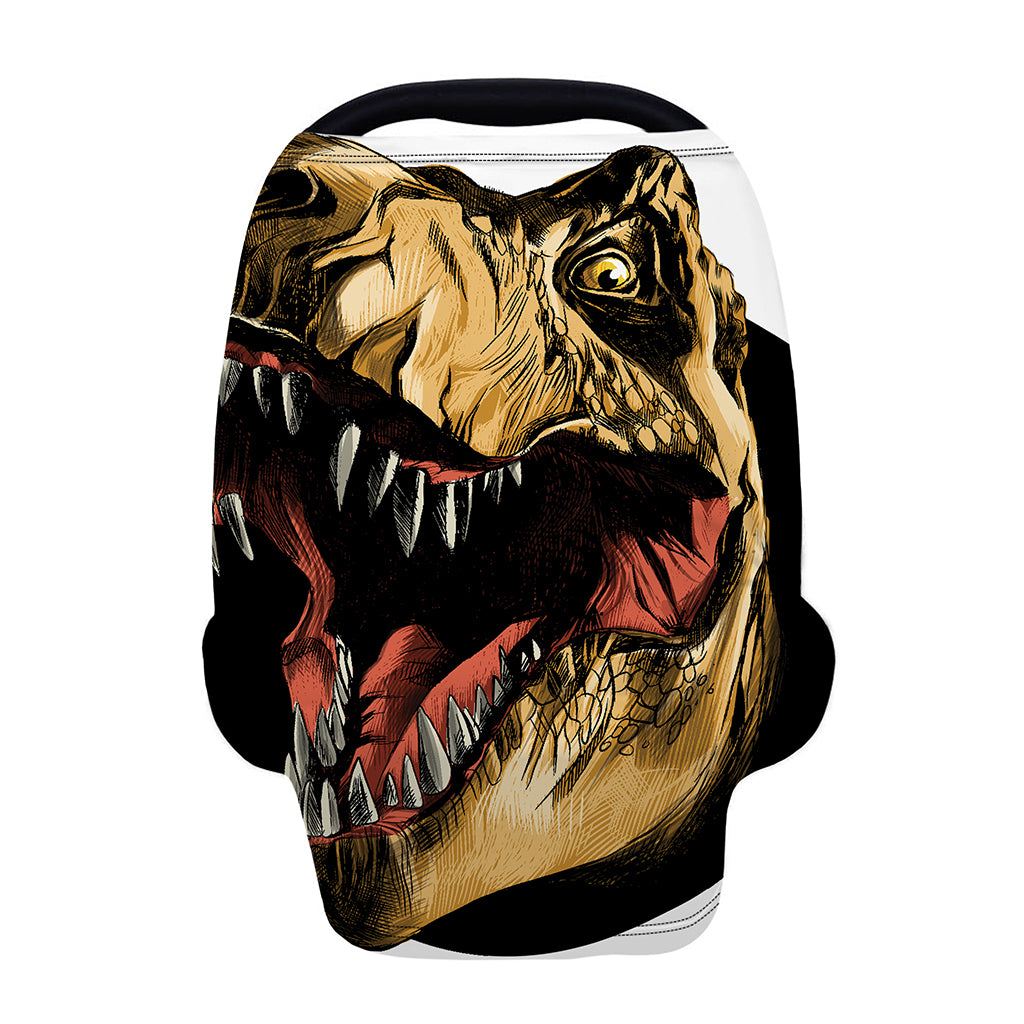 Tyrannosaurus Rex Head Print Baby Seat Cover