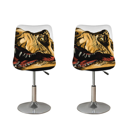 Tyrannosaurus Rex Head Print Bar Stool Covers