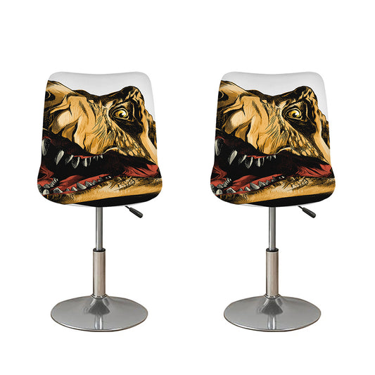 Tyrannosaurus Rex Head Print Bar Stool Covers