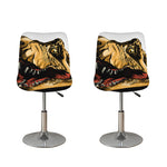 Tyrannosaurus Rex Head Print Bar Stool Covers