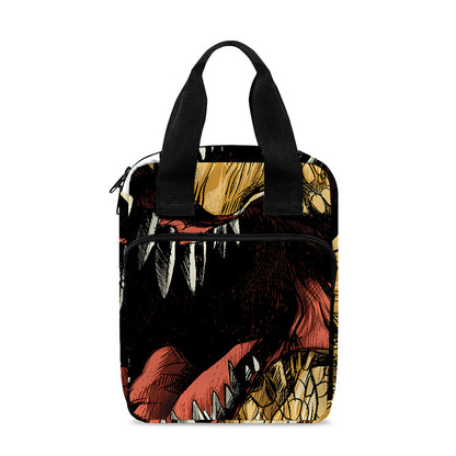 Tyrannosaurus Rex Head Print Bible Tote Bag