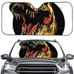 Tyrannosaurus Rex Head Print Car Windshield Sun Shade