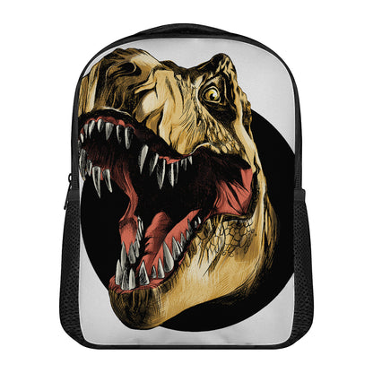 Tyrannosaurus Rex Head Print Casual Backpack