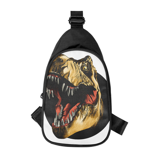 Tyrannosaurus Rex Head Print Chest Bag