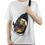 Tyrannosaurus Rex Head Print Chest Bag