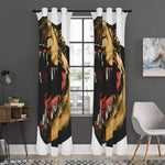 Tyrannosaurus Rex Head Print Curtain