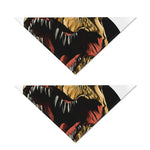 Tyrannosaurus Rex Head Print Dog Bandana