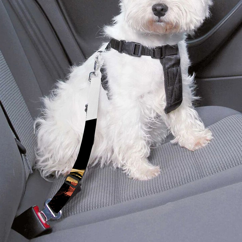 Tyrannosaurus Rex Head Print Dog Seat Belt