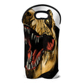 Tyrannosaurus Rex Head Print Double Neoprene Wine Tote