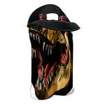 Tyrannosaurus Rex Head Print Double Neoprene Wine Tote