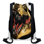 Tyrannosaurus Rex Head Print Drawstring Backpack