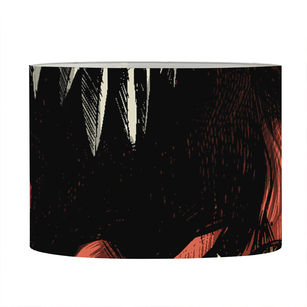 Tyrannosaurus Rex Head Print Drum Lamp Shade