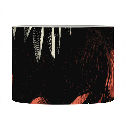 Tyrannosaurus Rex Head Print Drum Lamp Shade