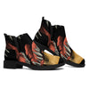 Tyrannosaurus Rex Head Print Flat Ankle Boots