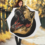 Tyrannosaurus Rex Head Print Foldable Umbrella