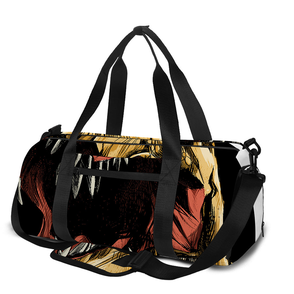 Tyrannosaurus Rex Head Print Gym Bag