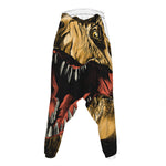Tyrannosaurus Rex Head Print Hammer Pants