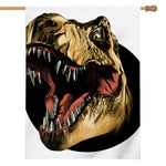 Tyrannosaurus Rex Head Print House Flag