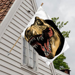 Tyrannosaurus Rex Head Print House Flag
