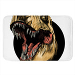 Tyrannosaurus Rex Head Print Indoor Door Mat