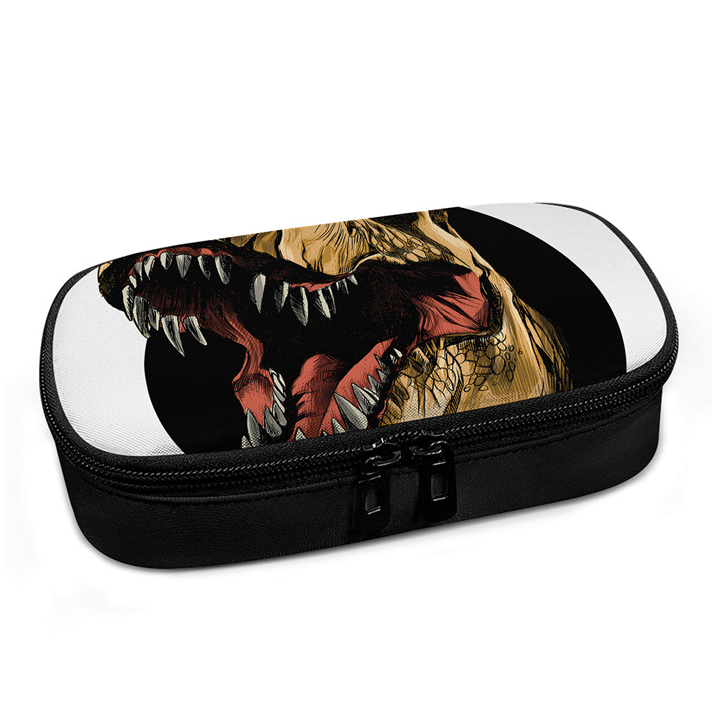 Tyrannosaurus Rex Head Print Insulin Cooler Travel Case