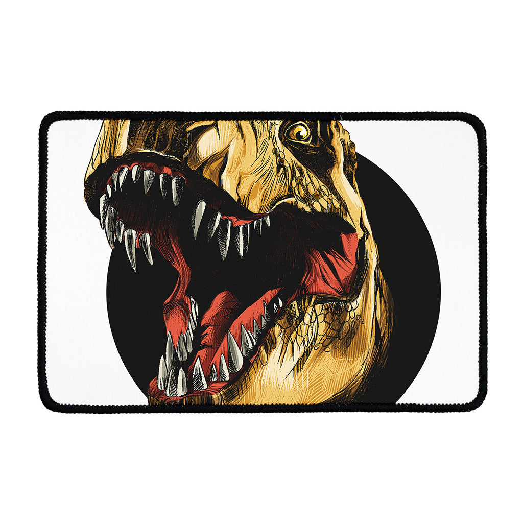 Tyrannosaurus Rex Head Print Kitchen Mat