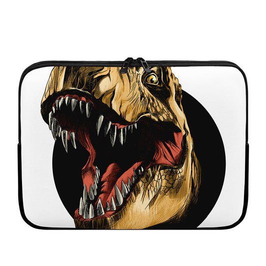 Tyrannosaurus Rex Head Print Laptop Sleeve