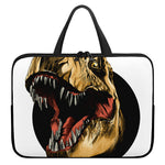 Tyrannosaurus Rex Head Print Laptop Sleeve With Handle