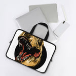 Tyrannosaurus Rex Head Print Laptop Sleeve With Handle