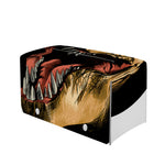 Tyrannosaurus Rex Head Print Leather Tissue Box Cover