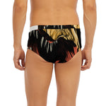 Tyrannosaurus Rex Head Print Men's Briefs