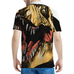 Tyrannosaurus Rex Head Print Men's Polo Shirt