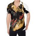 Tyrannosaurus Rex Head Print Men's Shirt