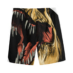 Tyrannosaurus Rex Head Print Men's Sports Shorts