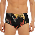 Tyrannosaurus Rex Head Print Men's Triangle Swim Briefs