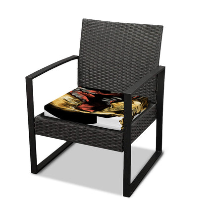 Tyrannosaurus Rex Head Print Outdoor Seat Cushion Cover