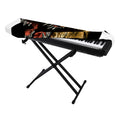 Tyrannosaurus Rex Head Print Piano Keyboard Cover