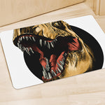 Tyrannosaurus Rex Head Print Polyester Doormat