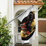 Tyrannosaurus Rex Head Print Polyester Flag