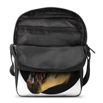 Tyrannosaurus Rex Head Print Rectangular Crossbody Bag
