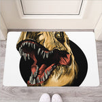 Tyrannosaurus Rex Head Print Rubber Doormat