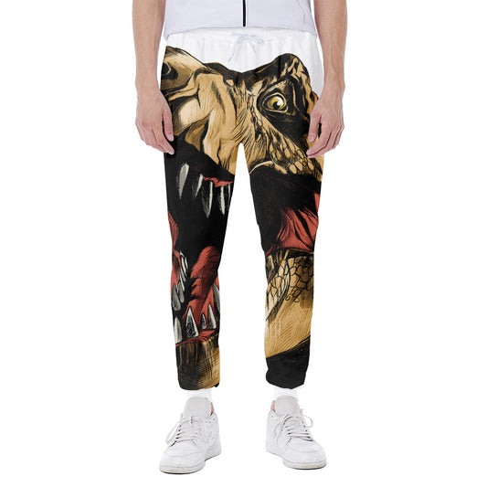 Tyrannosaurus Rex Head Print Scuba Joggers