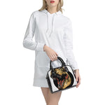 Tyrannosaurus Rex Head Print Shoulder Handbag