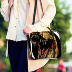 Tyrannosaurus Rex Head Print Shoulder Strap Bible Bag