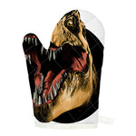 Tyrannosaurus Rex Head Print Single Oven Mitt