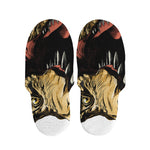 Tyrannosaurus Rex Head Print Slippers
