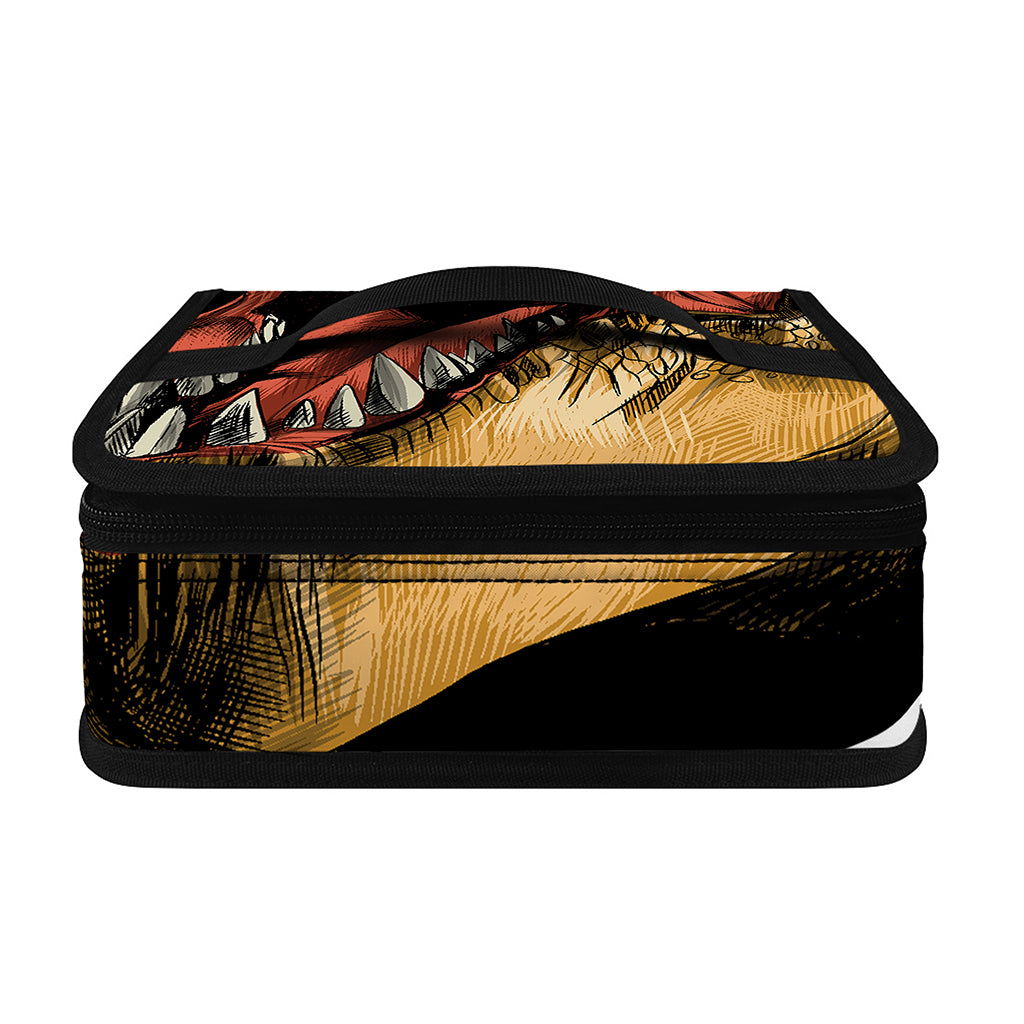 Tyrannosaurus Rex Head Print Small Lunch Bag