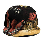 Tyrannosaurus Rex Head Print Snapback Cap